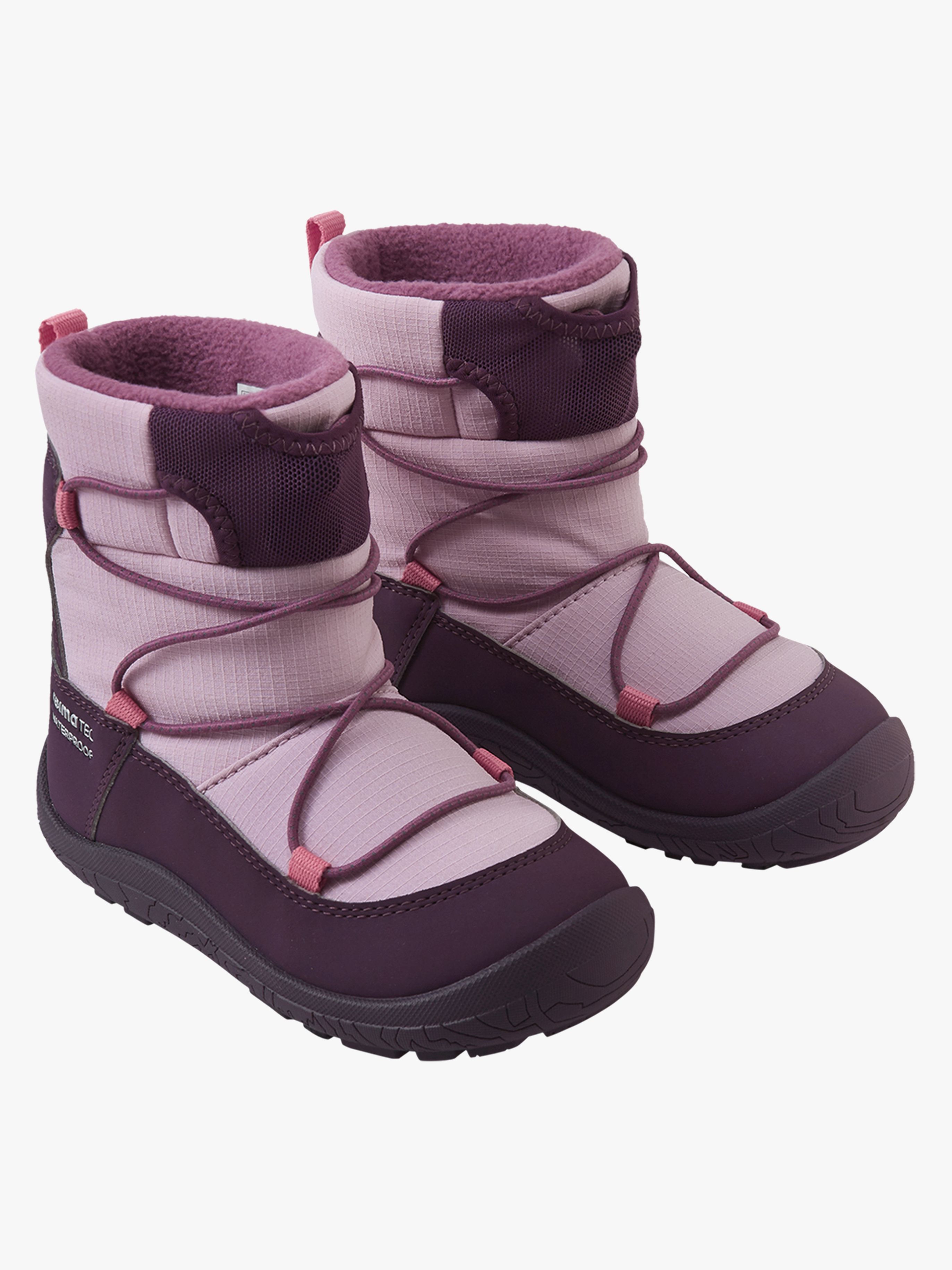 Reimatec Ensilumi Barefoot Winterstiefel, Deep Purple, 22
