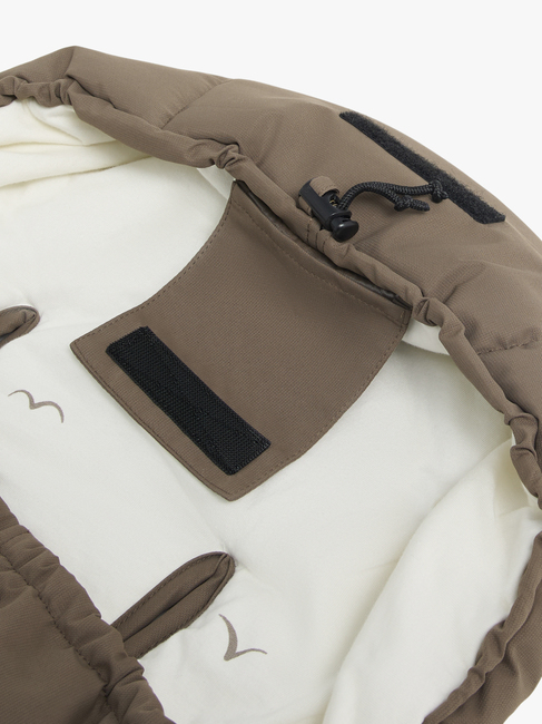 Beemoo Light Mini-Fußsack, Taupe Swallow