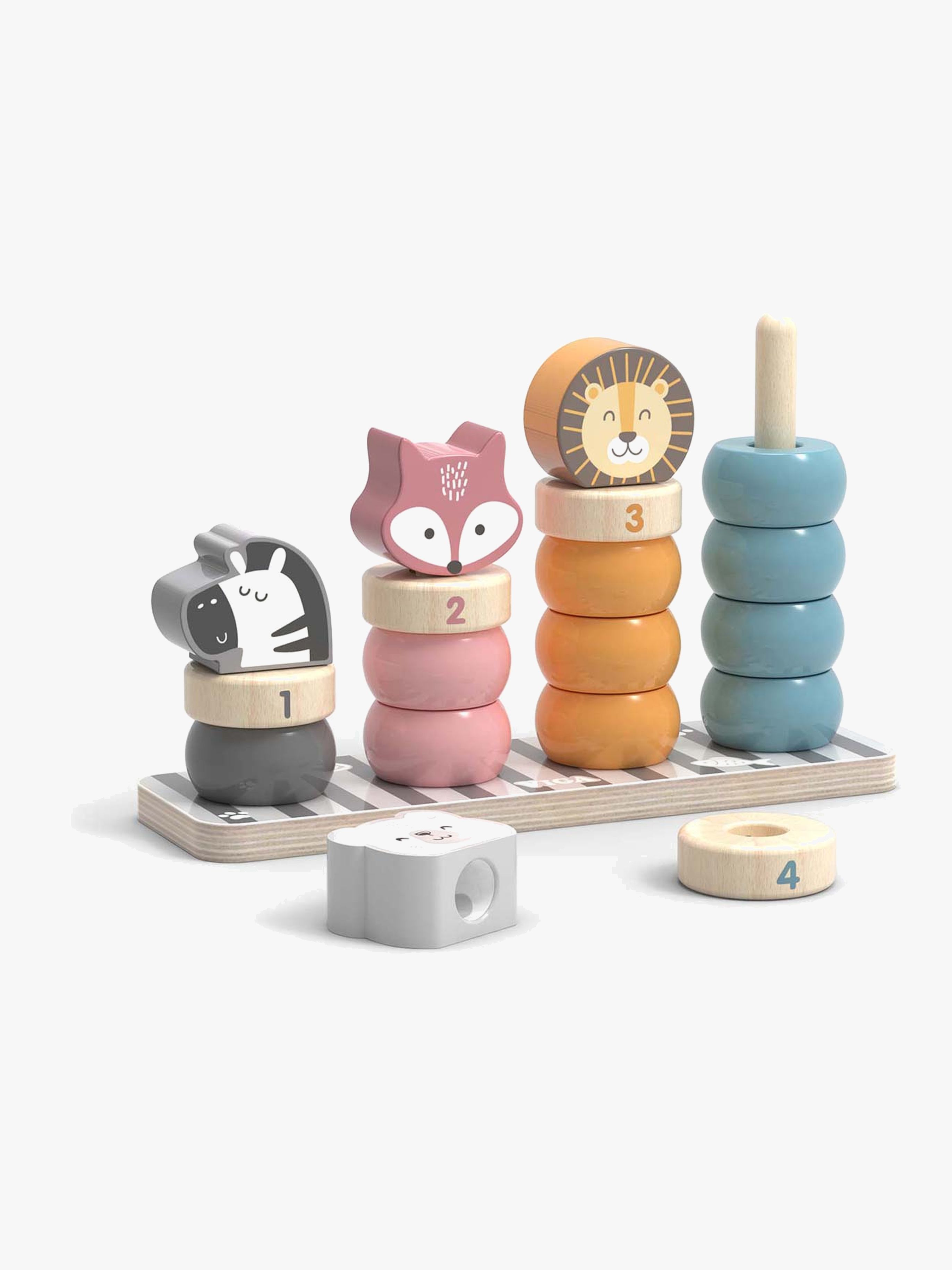 PolarB Stapeltürme Tiere, Babyspielzeug