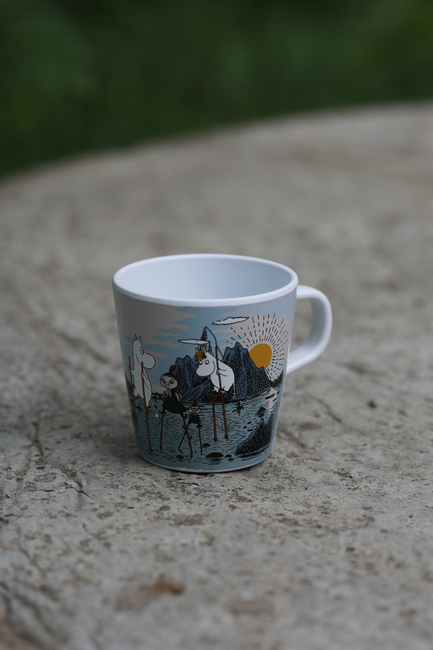 Mumin Inselchen & Schären Becher mit Griff