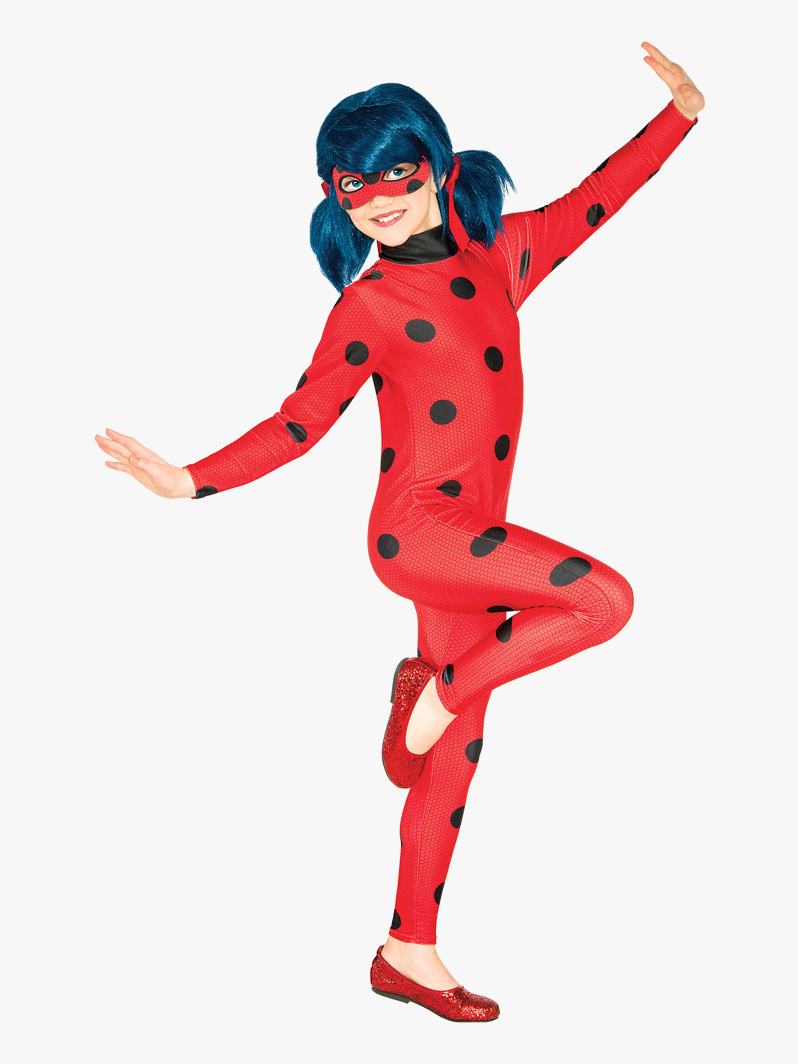 Miraculous Ladybug Kostüm mit Maske, 3-4 Jahre