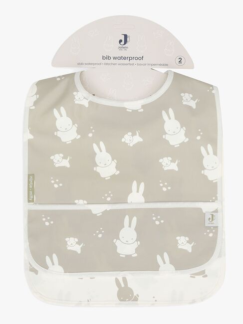 Jollein Miffy&Snuffy Lätzchen 2er-Pack, Olive Green