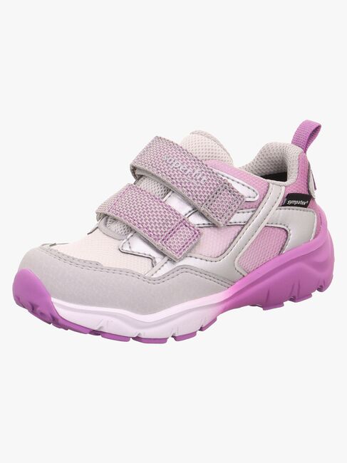 Superfit Sport5 WP Sneaker,  Light Grey/Purple