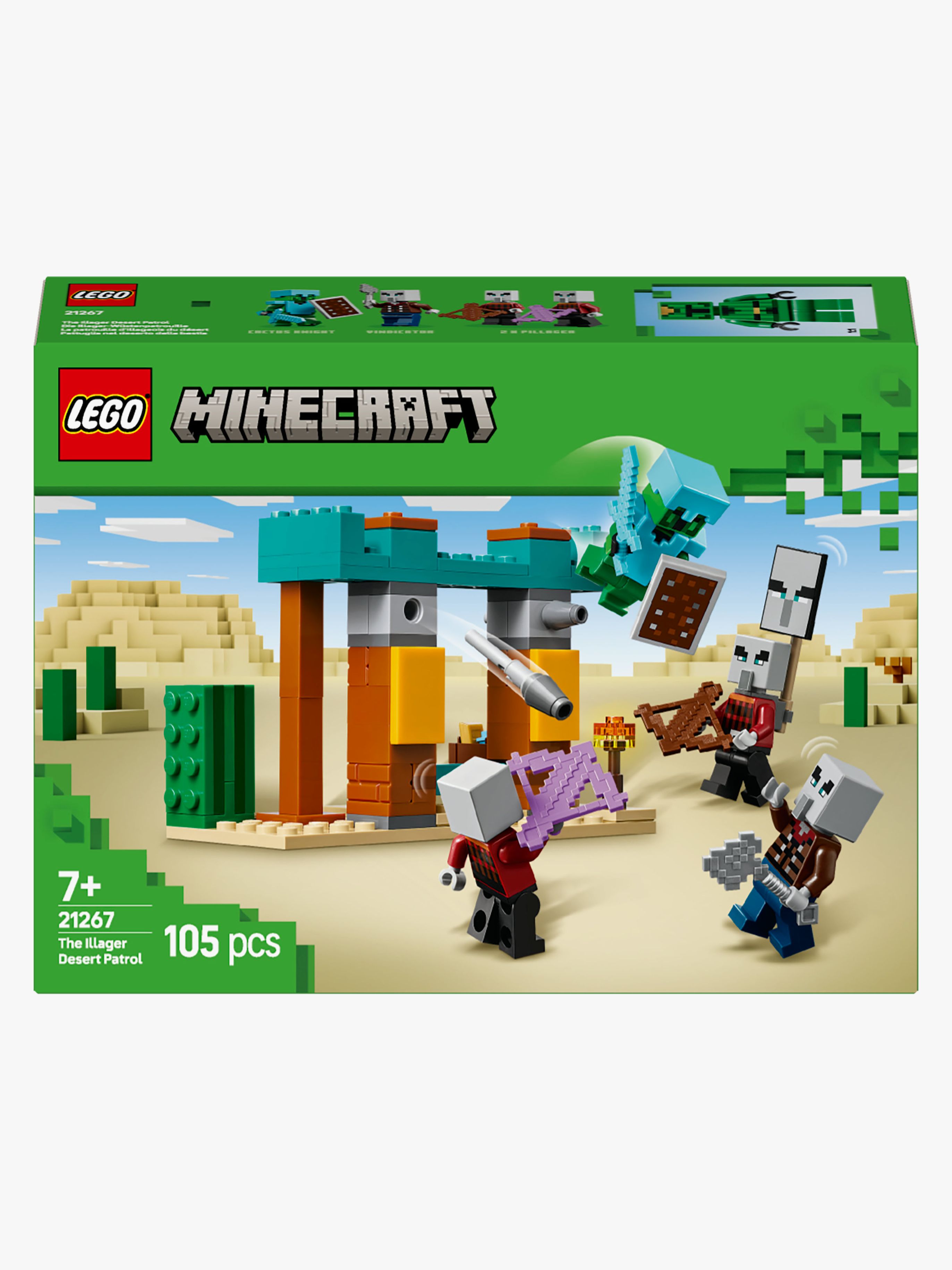 LEGO Minecraft 21267 Die Illager-Wüstenpatrouille