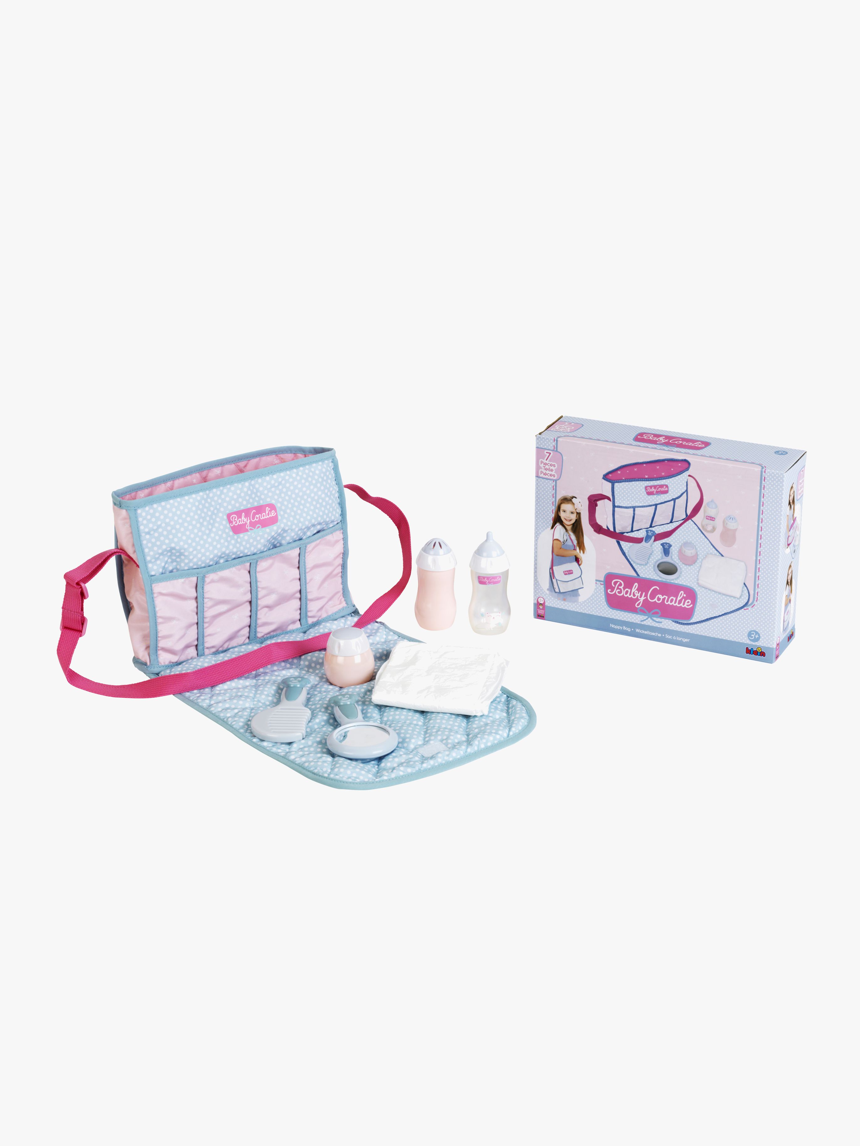 Klein Toys Baby Coralie Wickeltasche mit Zubehör