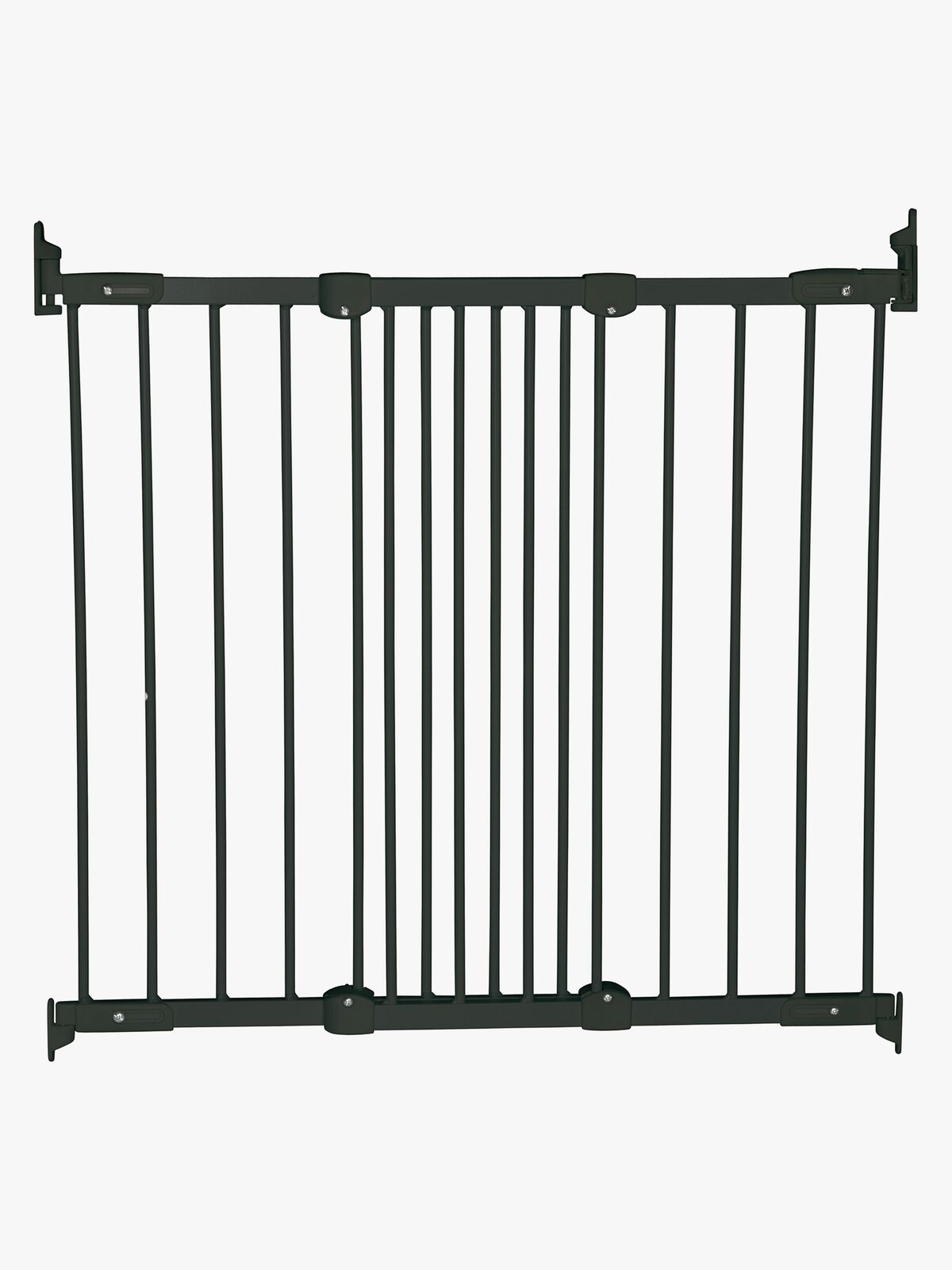BabyDan Flexi Fit Schraubgitter Metall, Schwarz