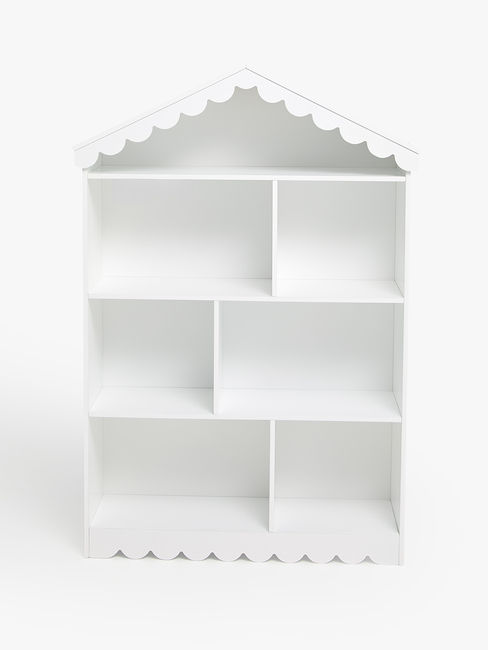 Alice & Fox Dune Bücherregal & Puppenhaus, White