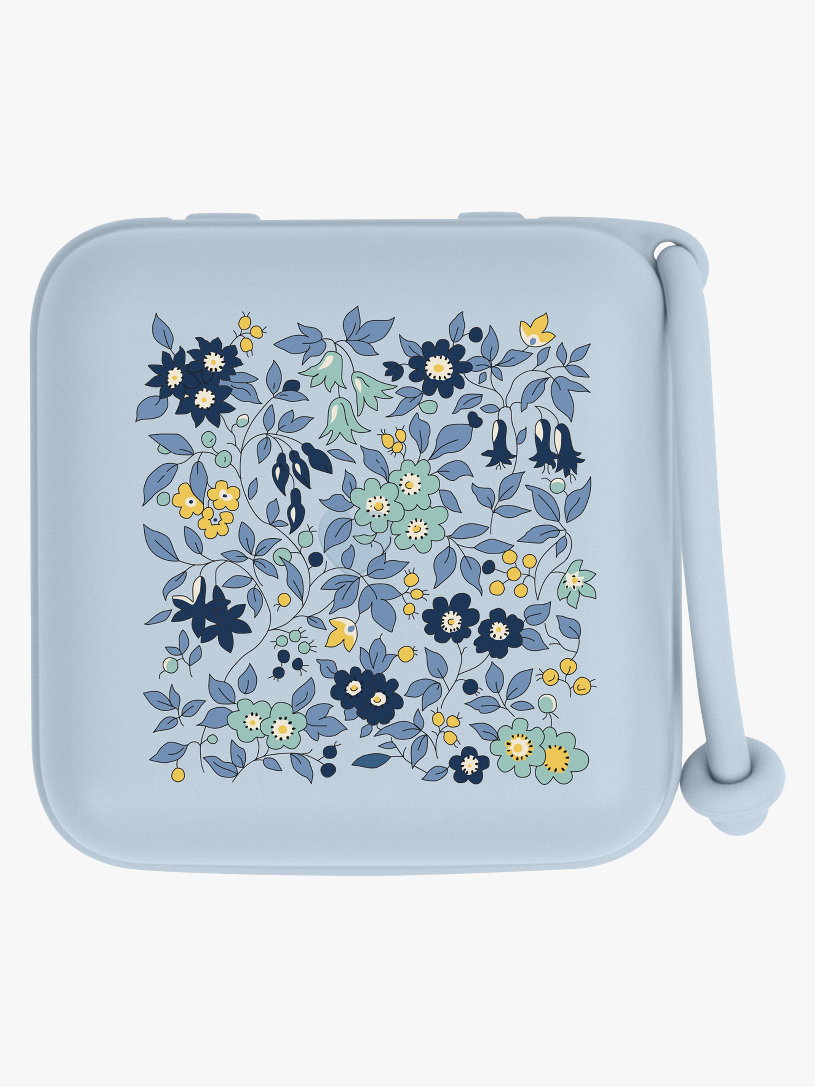 BIBS x Liberty Schnullerbox, Chamomile Lawn/Baby Blue