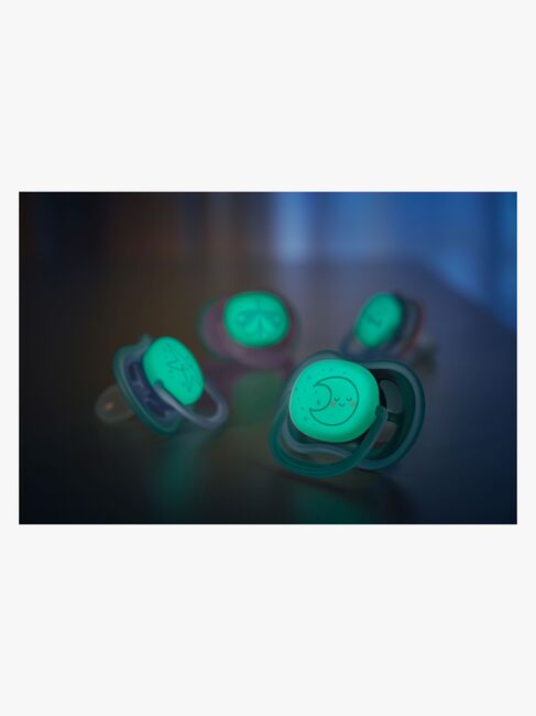 Philips Avent Ultra Air Night Schnuller 2er-Pack 6-18m, Grün/Blau