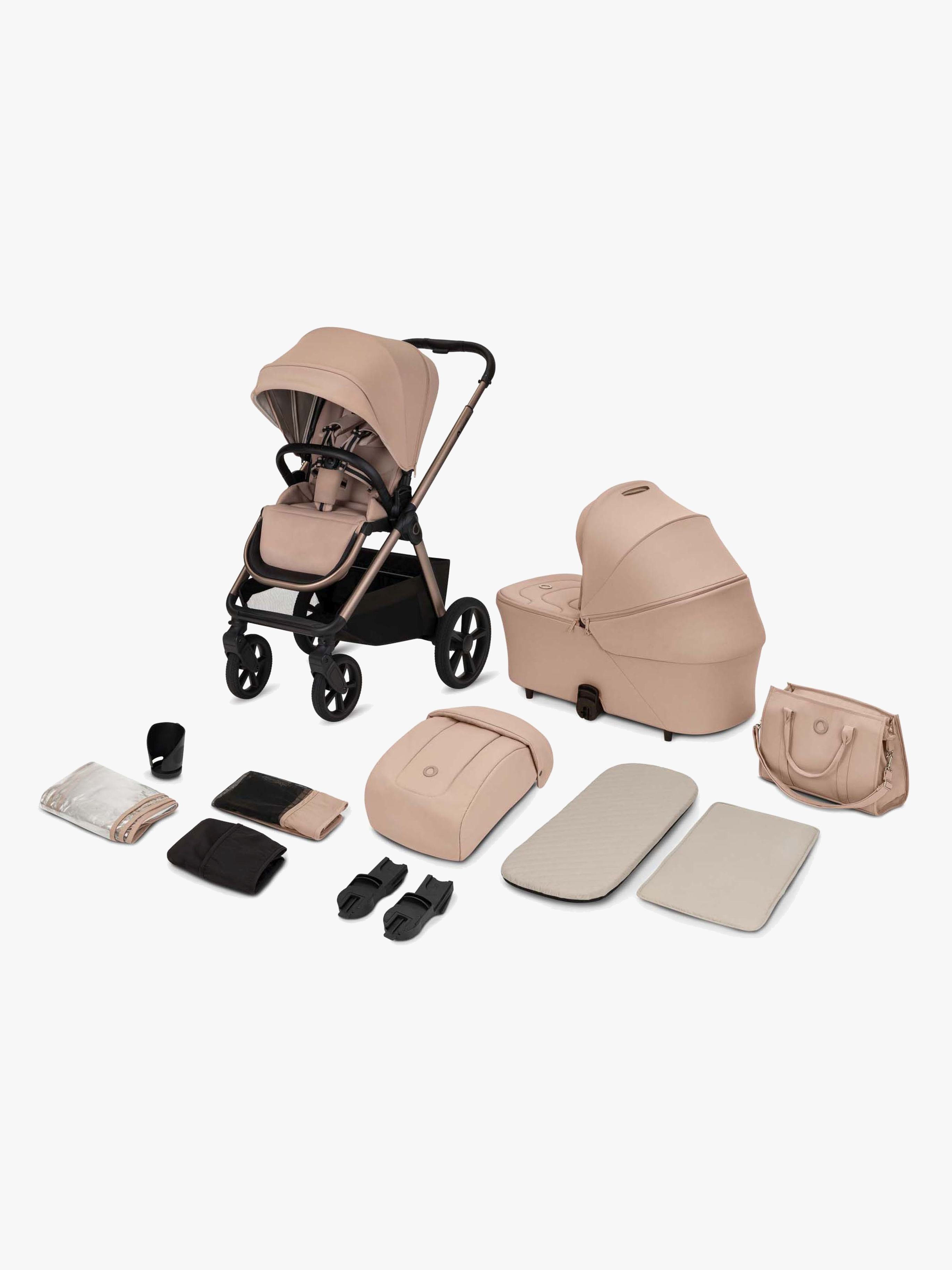 Lionelo CARMINE 2-in-1 Kombikinderwagen, Beige Sand
