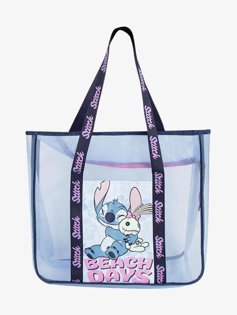 Disney Stitch Premium Strandtasche, Blau