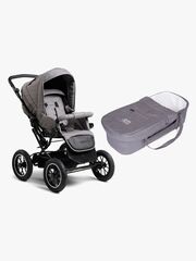 Petite Chérie Solide+ Kombikinderwagen, Dark Grey/Grey Melange