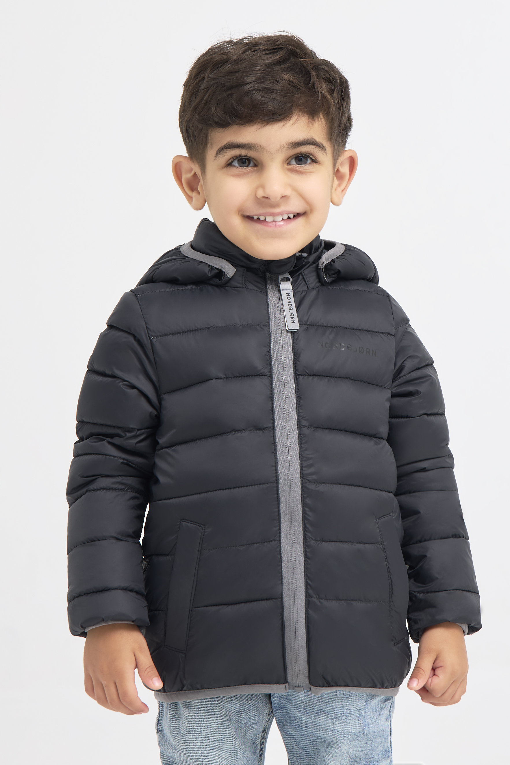 Nordbjørn Odense Steppjacke, Schwarz, 104