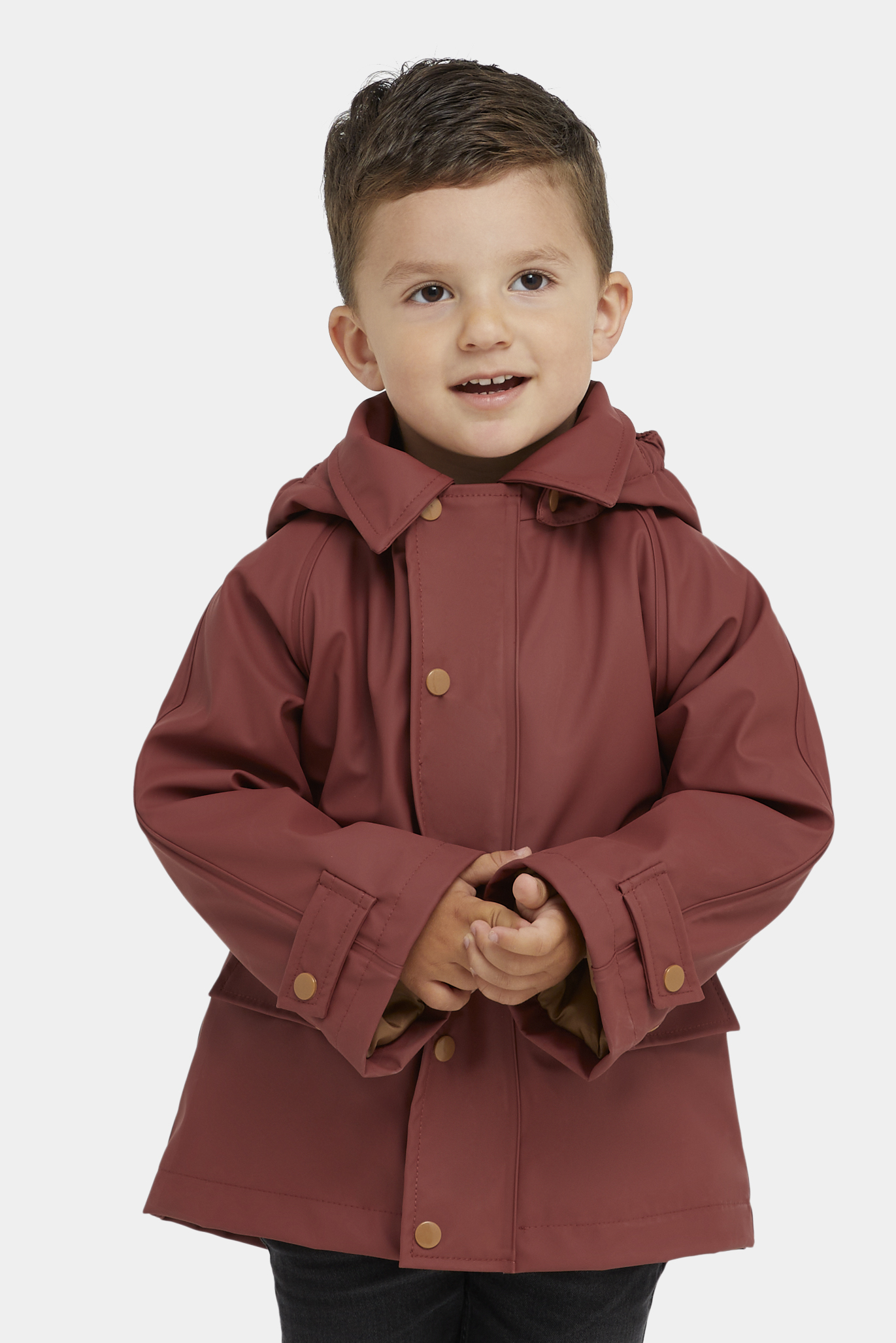 Nordbjörn Viskan Gefütterte Regenjacke, Rot, 134-140
