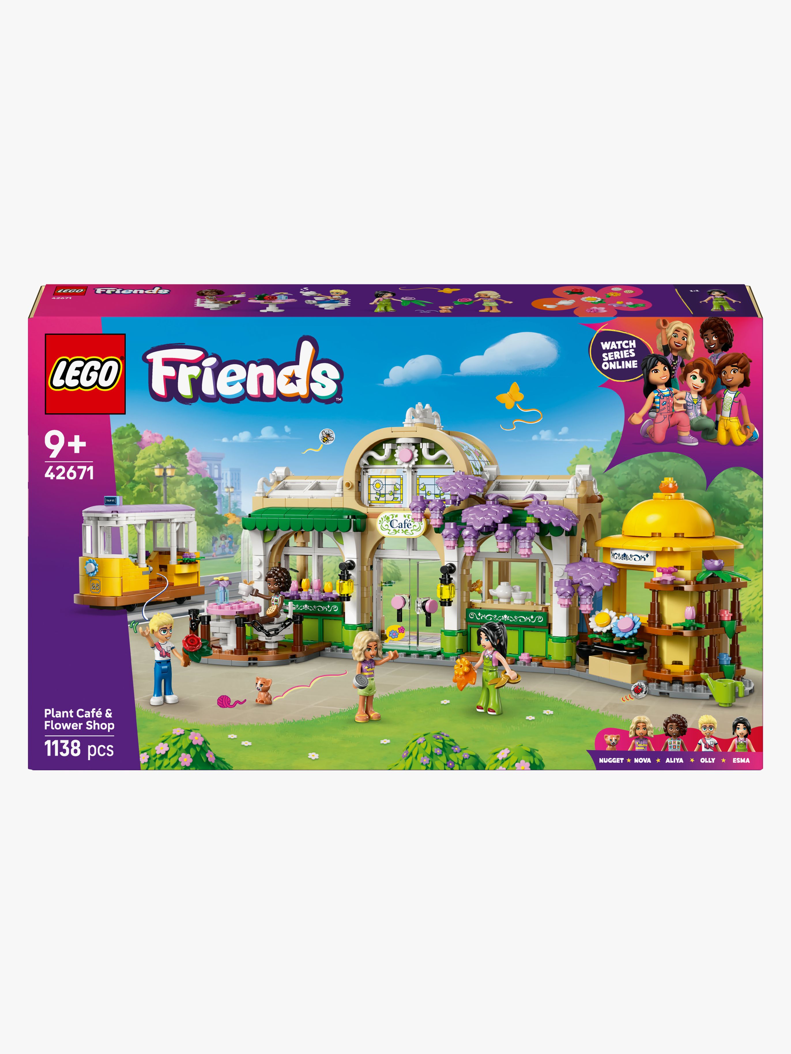 LEGO Friends 42671 Pflanzencafé und Blumenkiosk