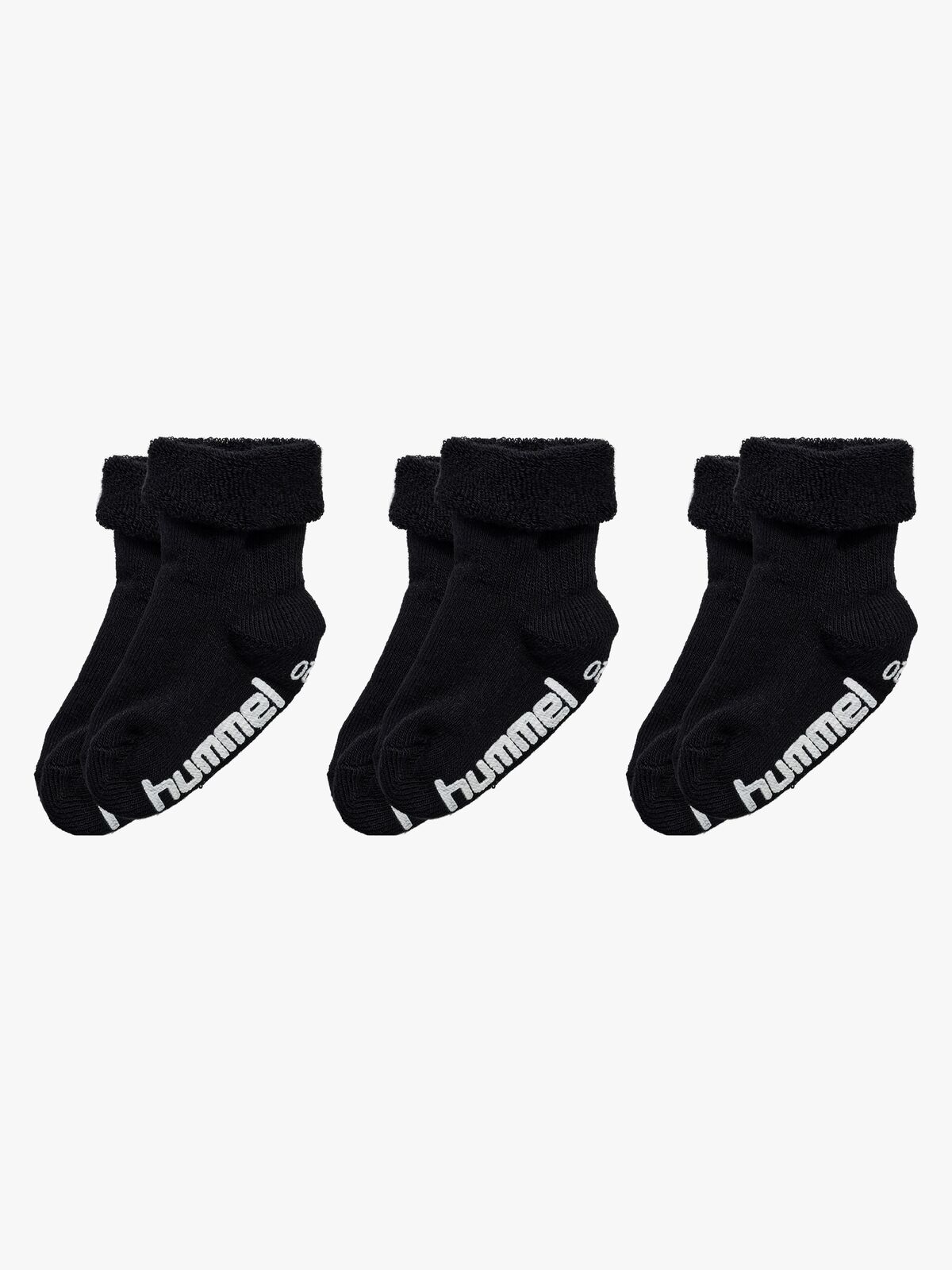 Hummel Mini Anti-Slip Socken 3er-Pack, Black
