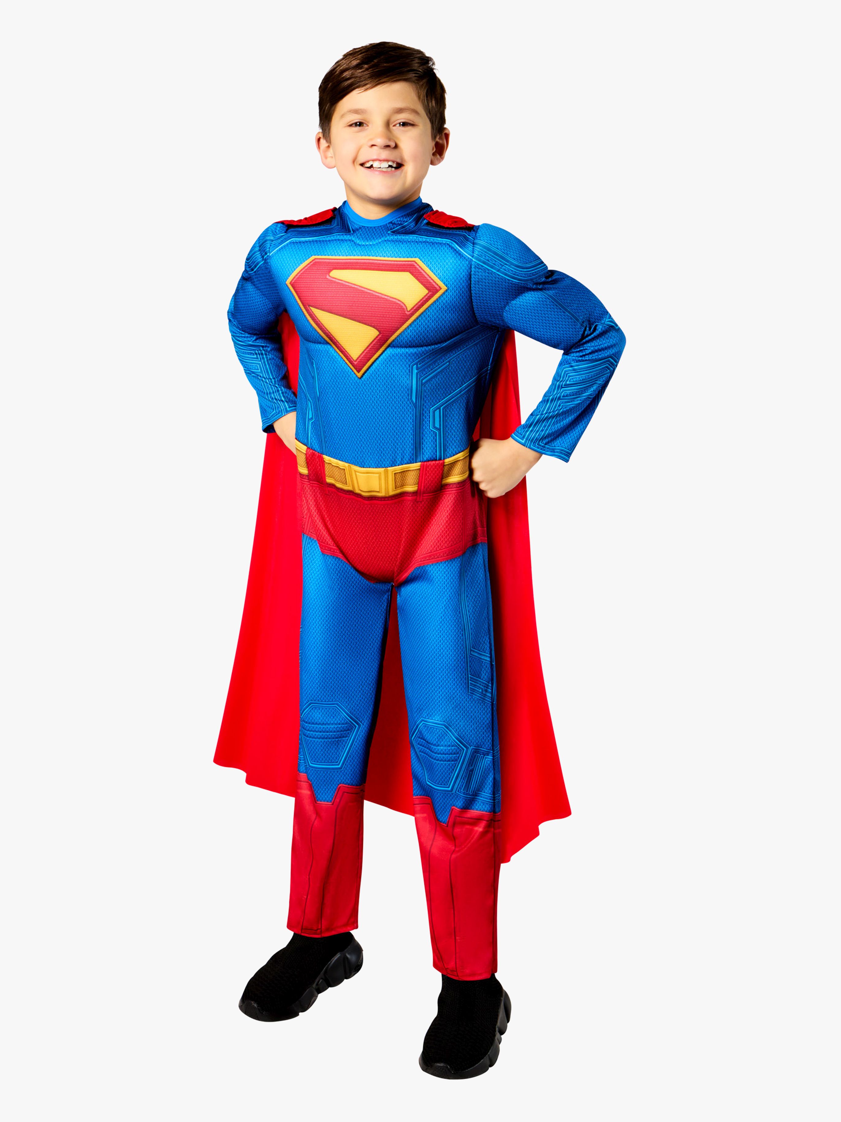 Superman Deluxe Kostüm mit Umhang, 5-6 Jahre