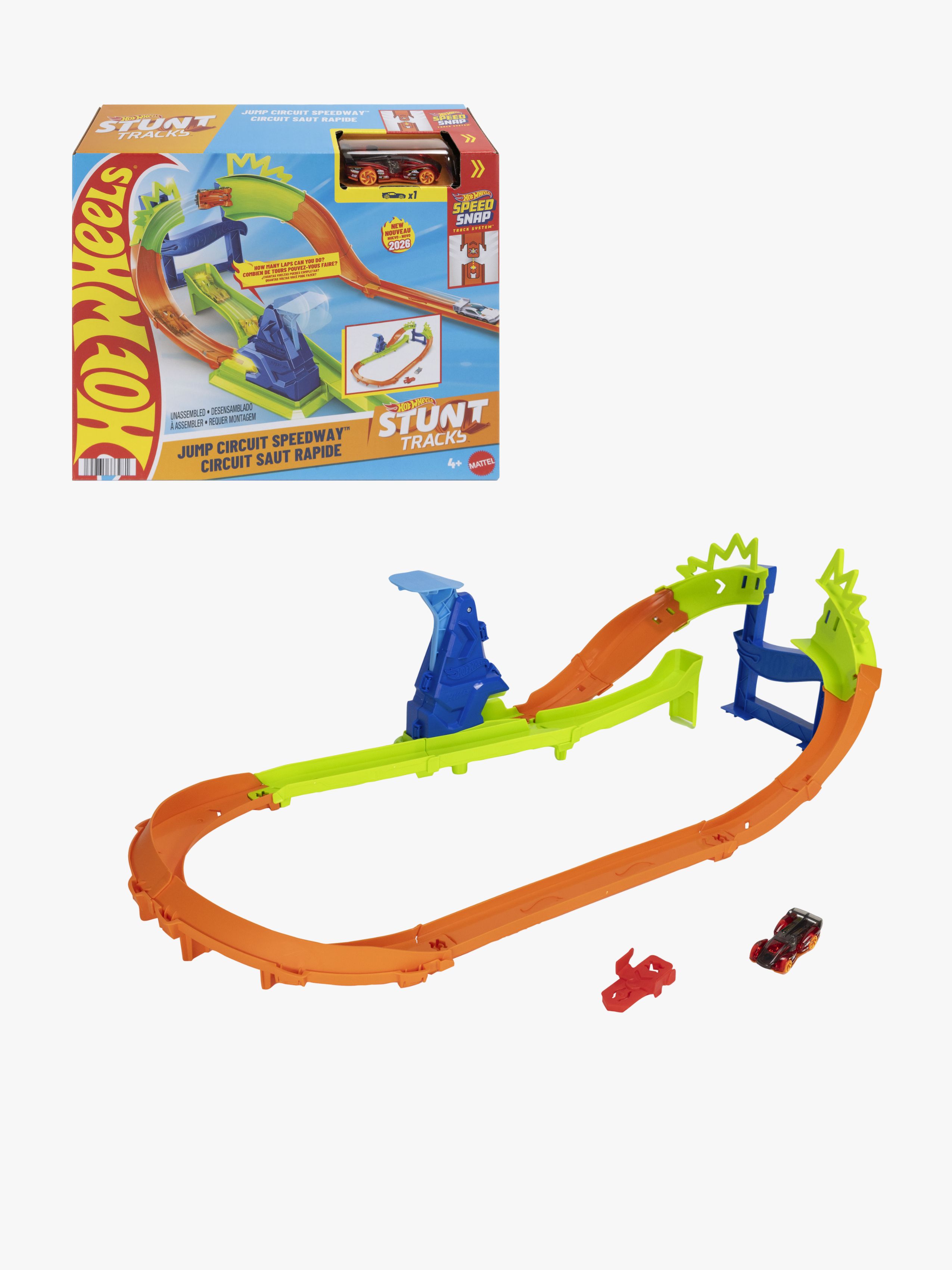Hot Wheels Stunt Tracks Rennbahn Championship Circuit Challenge