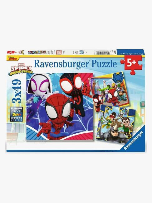 Ravensburger Marvel Spidey and His Amazing Friends Puzzles 3x49 Teile