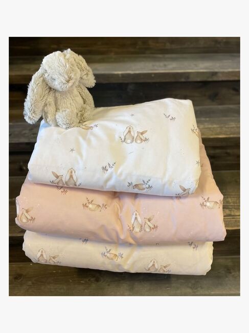MiniDreams Bettwäsche Babybett 100x130 Bunny, Sand