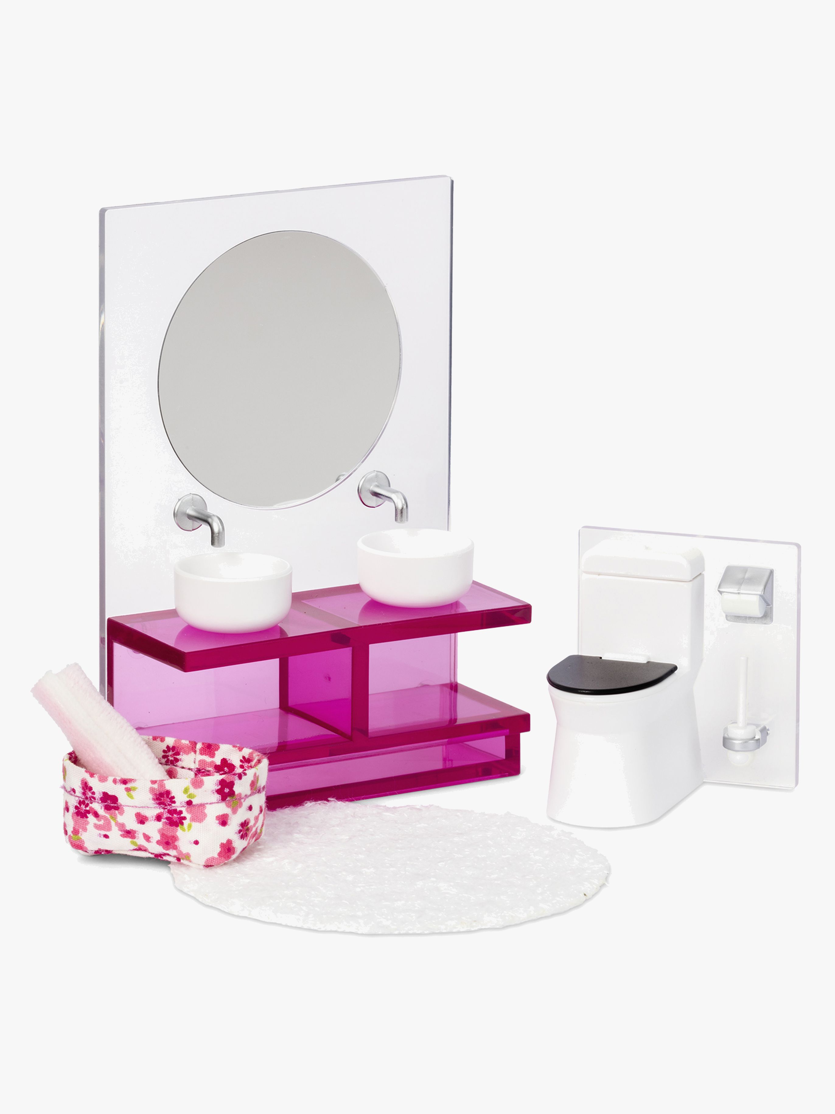 Puppenhausmöbel Badezimmer-Set