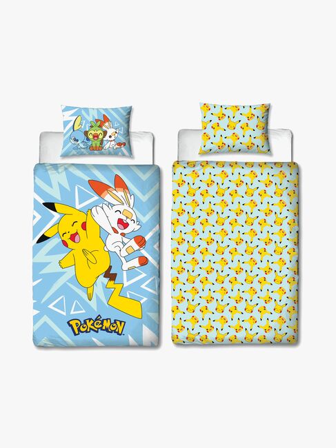 Pokémon Bettwäsche 150x210 cm, Gelb