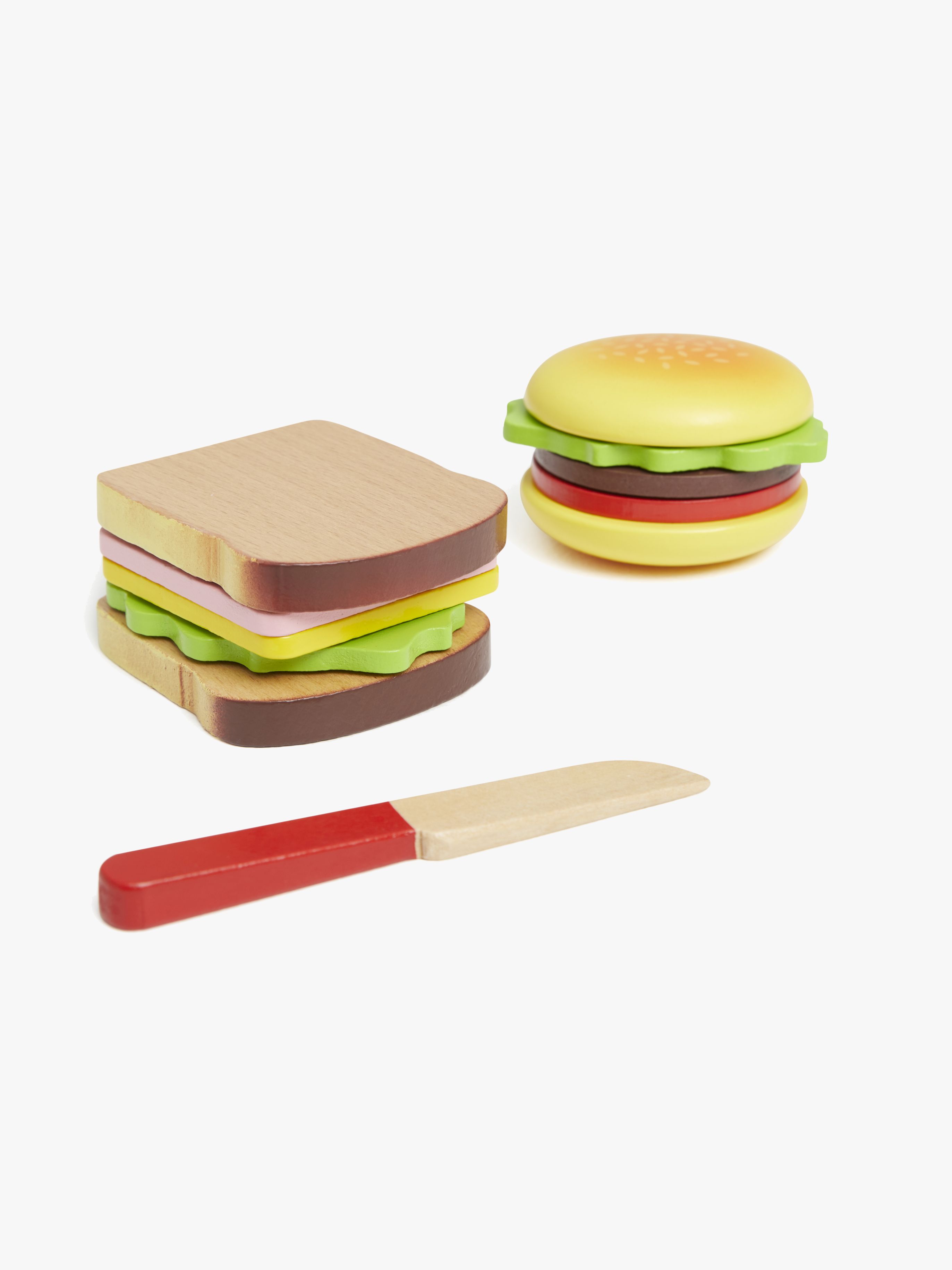 VIGA Spielset Hamburger &  Sandwich