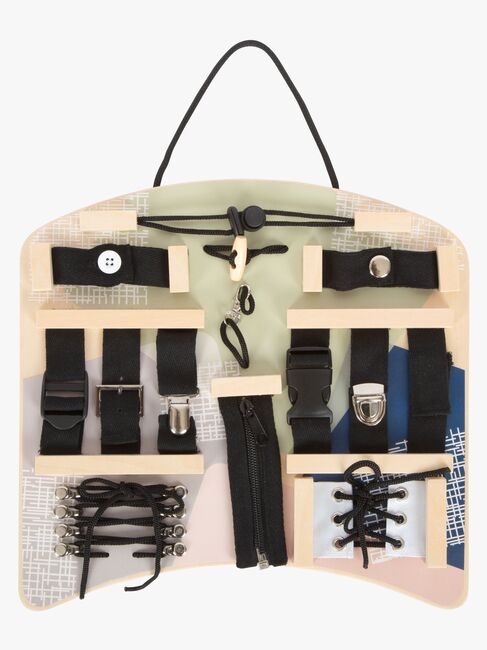 Small Foot Motorikbrett mit Verschlüssen und Schnürsenkeln