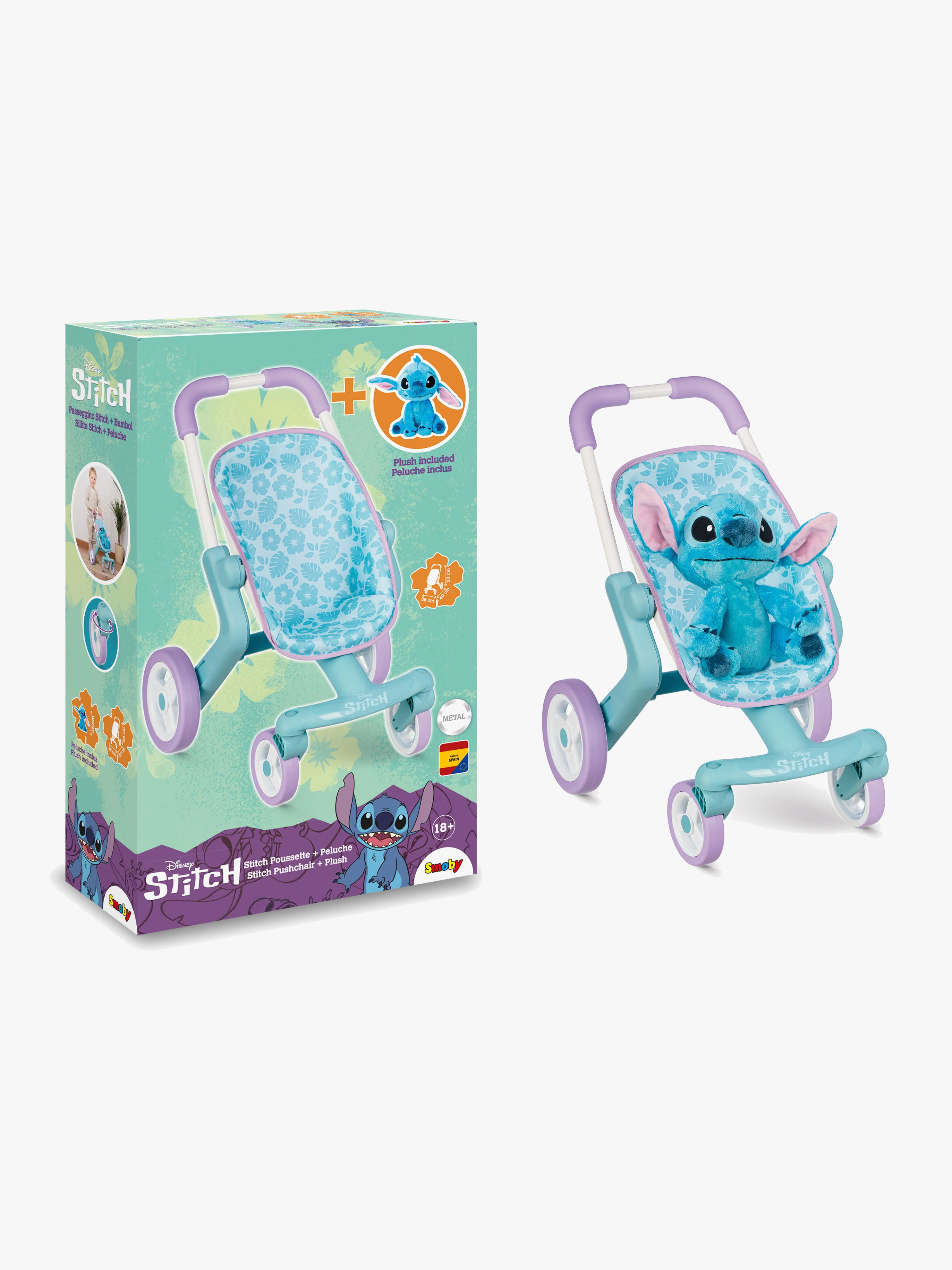 Disney Stitch Wagen mit Kuscheltier