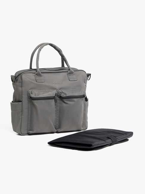 Beemoo Pro Wickeltasche, Mocha Grey