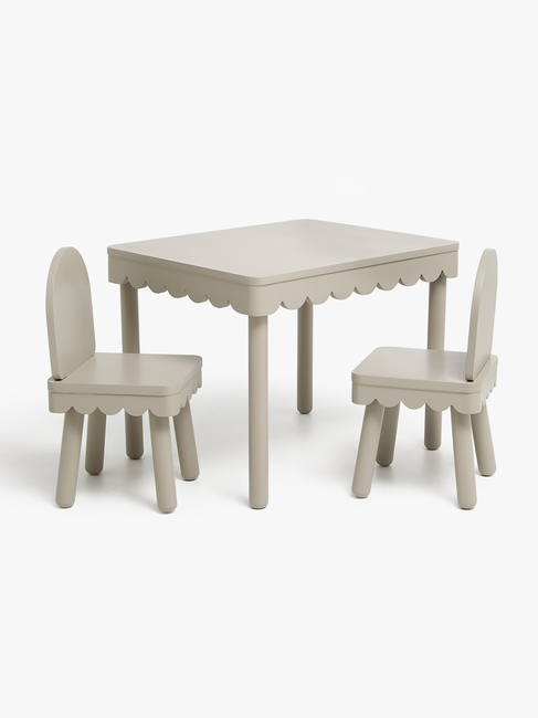 Alice & Fox Dune Tisch & Stuhl, Greige