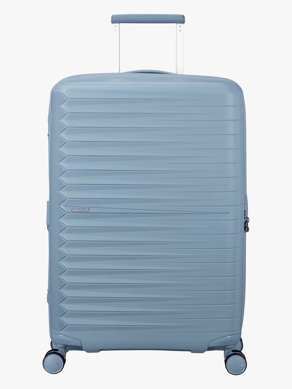 American Tourister FastForward Spinner Koffer 67-77L, Steel Blue