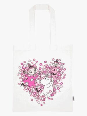 Mumin Freunde Stoffbeutel, Weiß