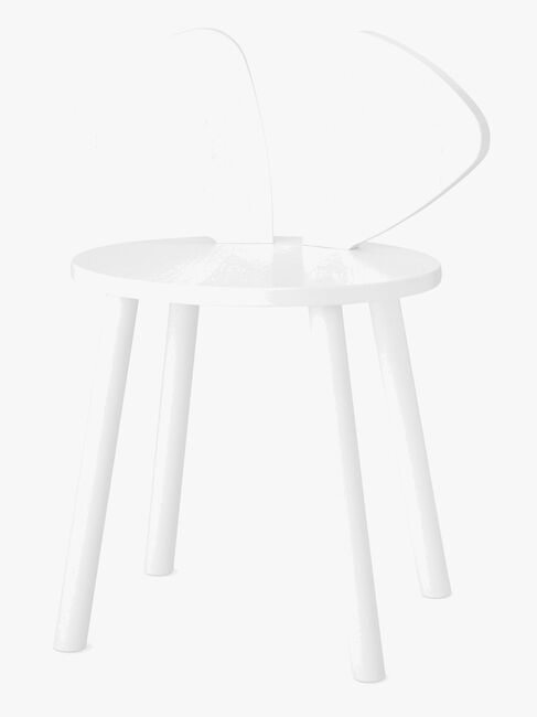 Nofred School Stuhl Mouse, White