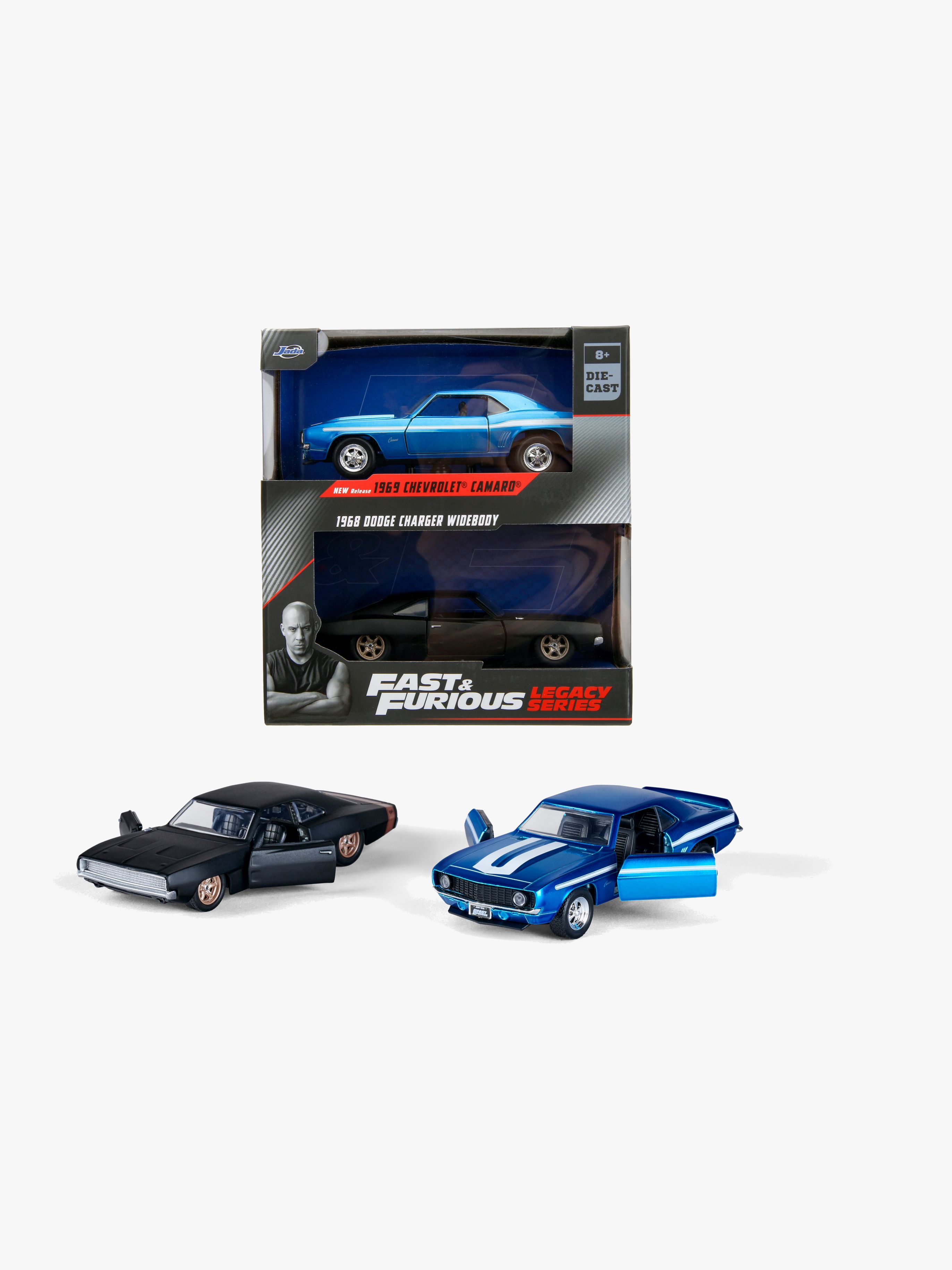 Fast & Furious Autos Doppelpack Dodge Charger & Chevrolet Camaro 1:32