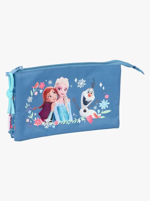 Disney Die Eiskönigin Dreifach-Federmäppchen, Blau