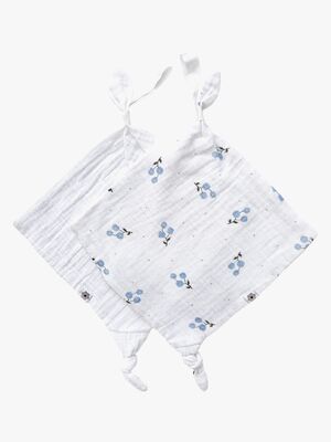 Summerville Organic Schmusetuch 2er-Pack, Bluebell