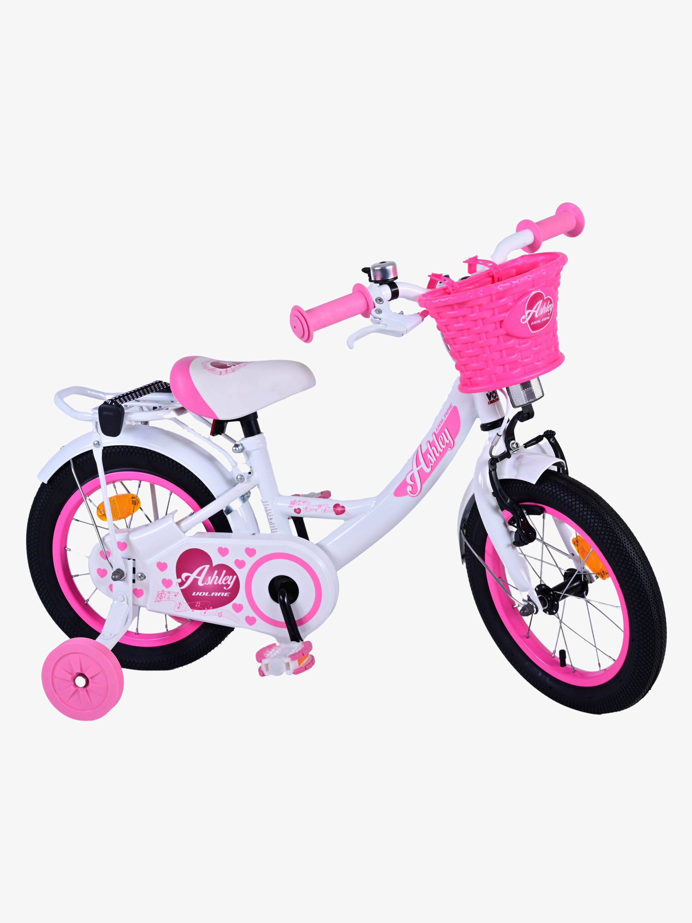 Volare Ashley Kinderfahrrad 14 Zoll, Weiß