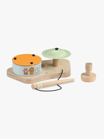 Hauck Play Drums S Aktivitätsspielzeug für Spieltablett, Animals