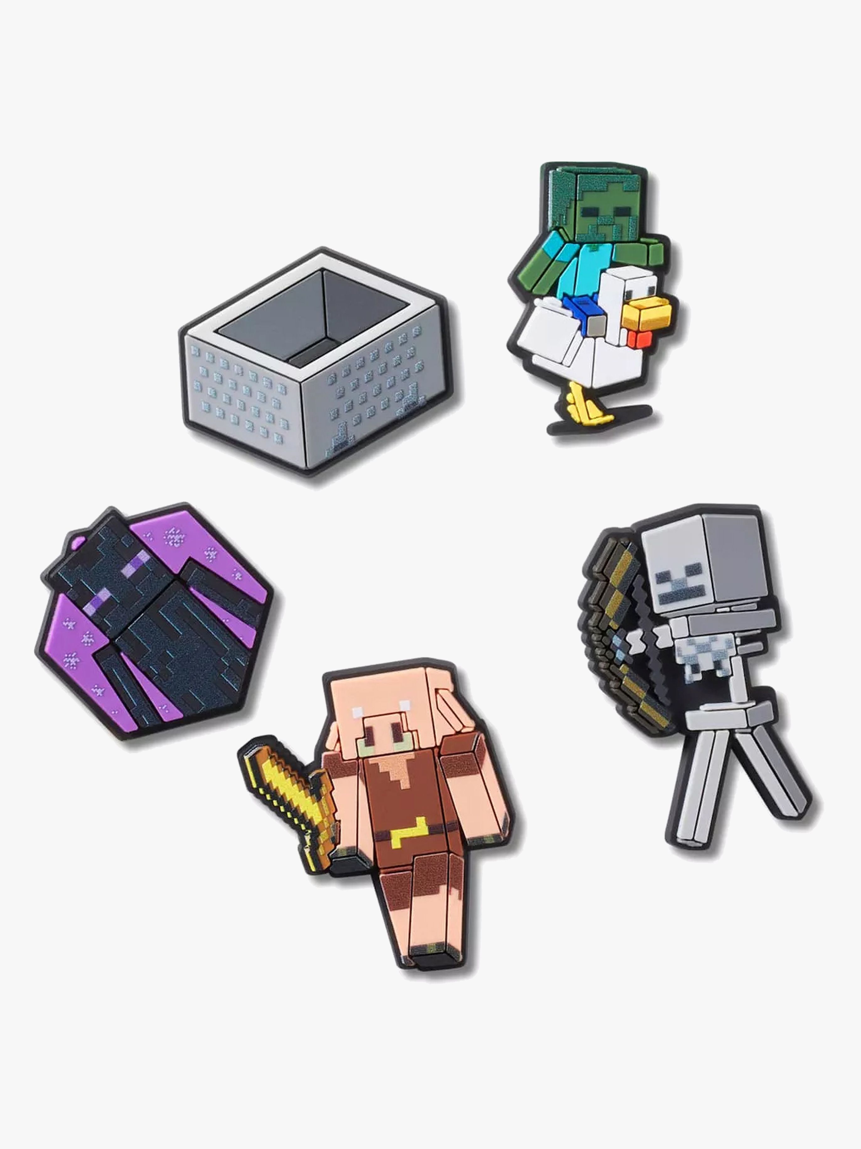 Jibbitz Minecraft 5er-Pack