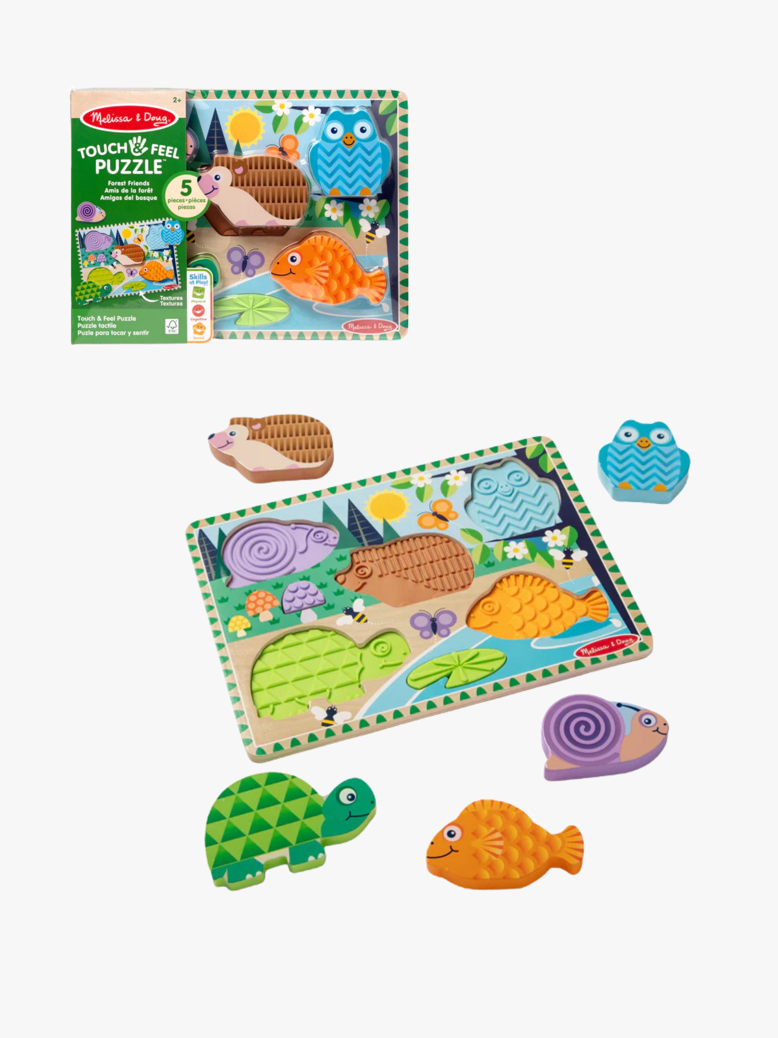 Melissa & Doug Holzpuzzle Waldtiere
