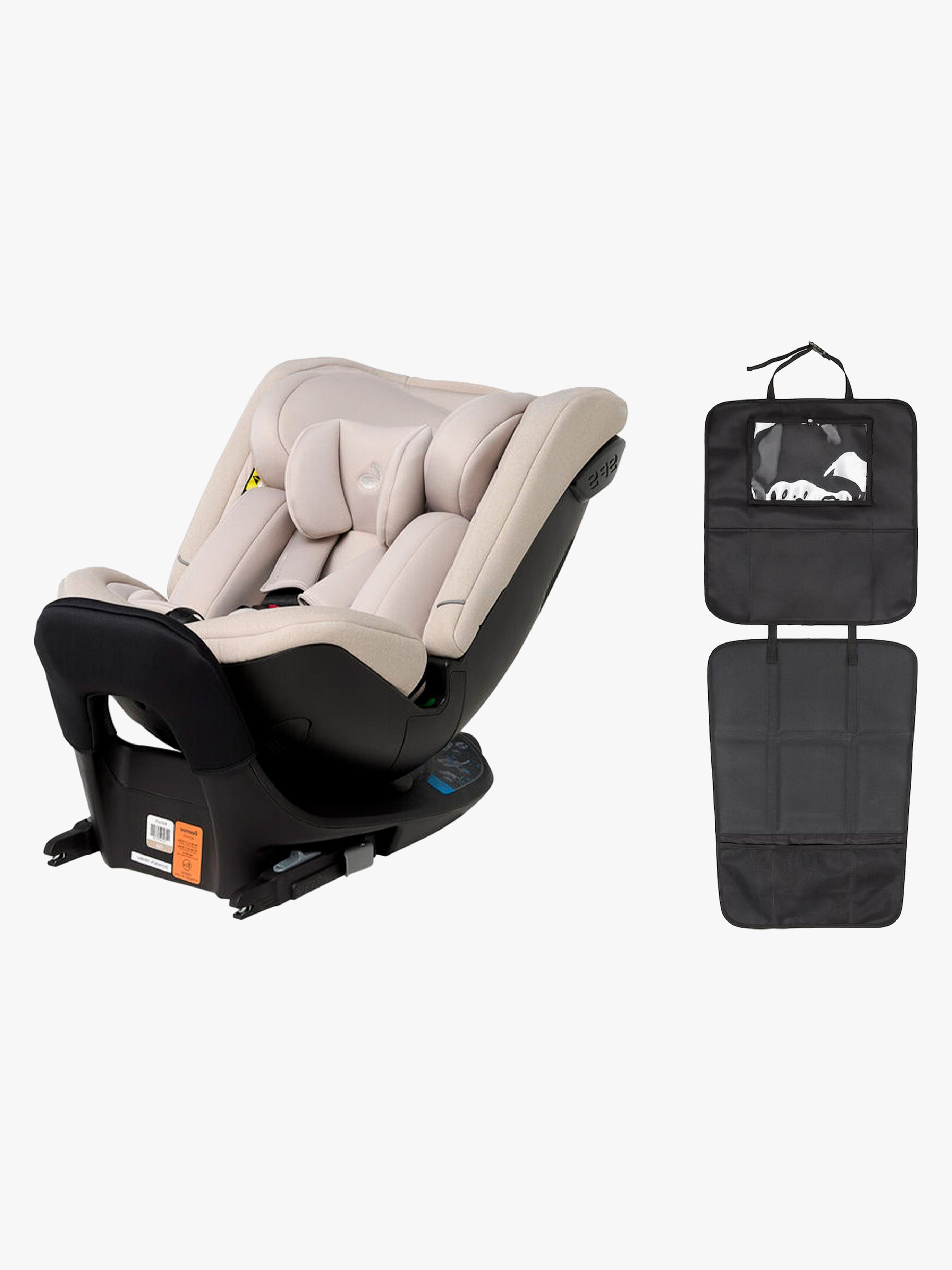 Rotate i-Size Kindersitz inkl. 3-in-1 Trittschutz, Oat / Black