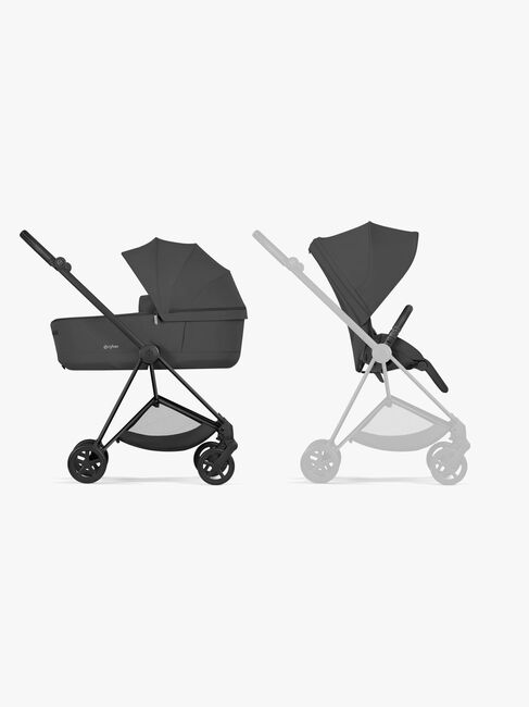 Cybex MIOS Comfort Kombikinderwagen, Matt Black/Sepia Black