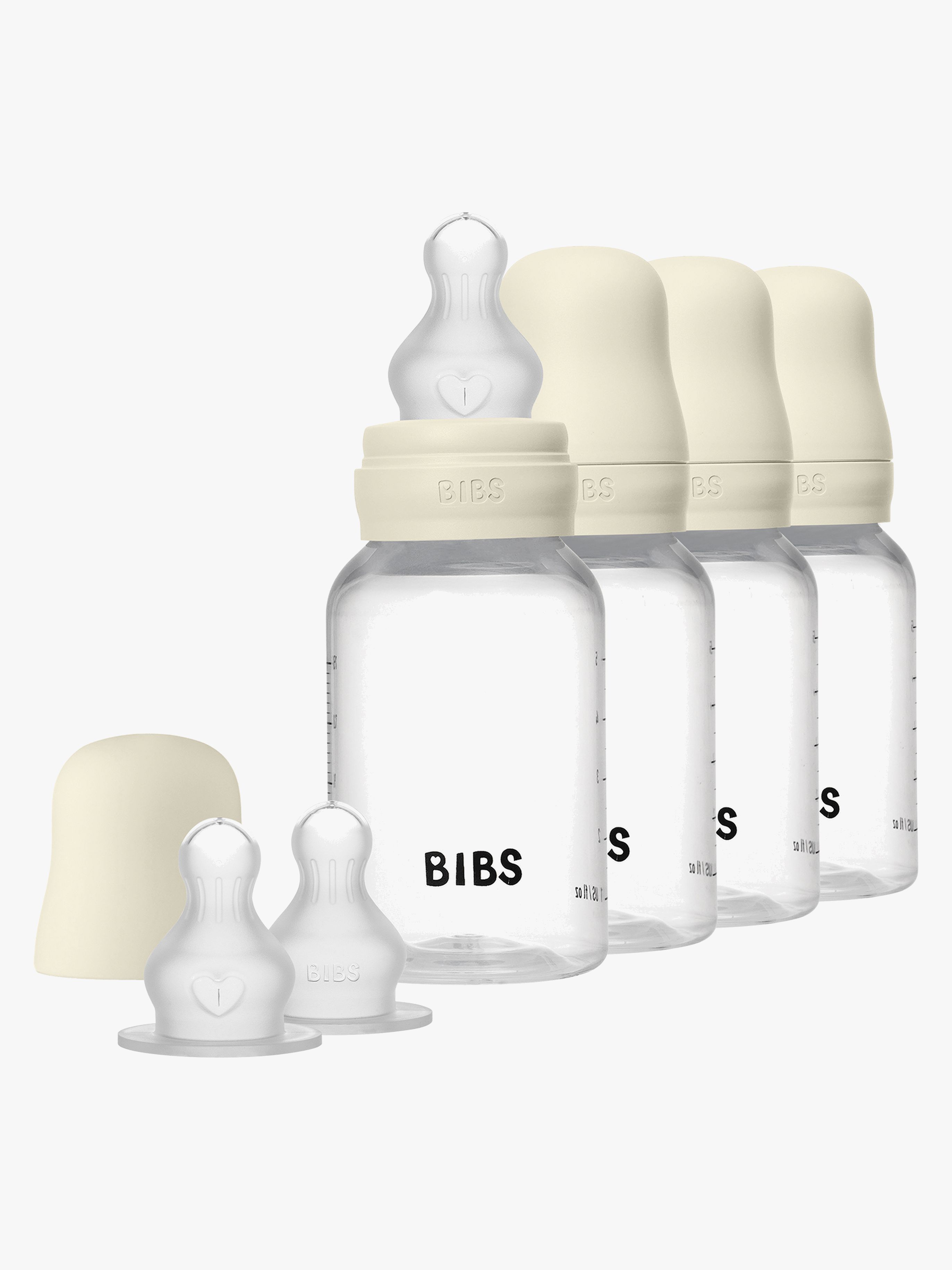 Fläschchen Silicone 4er-Pack 150 ml, Ivory