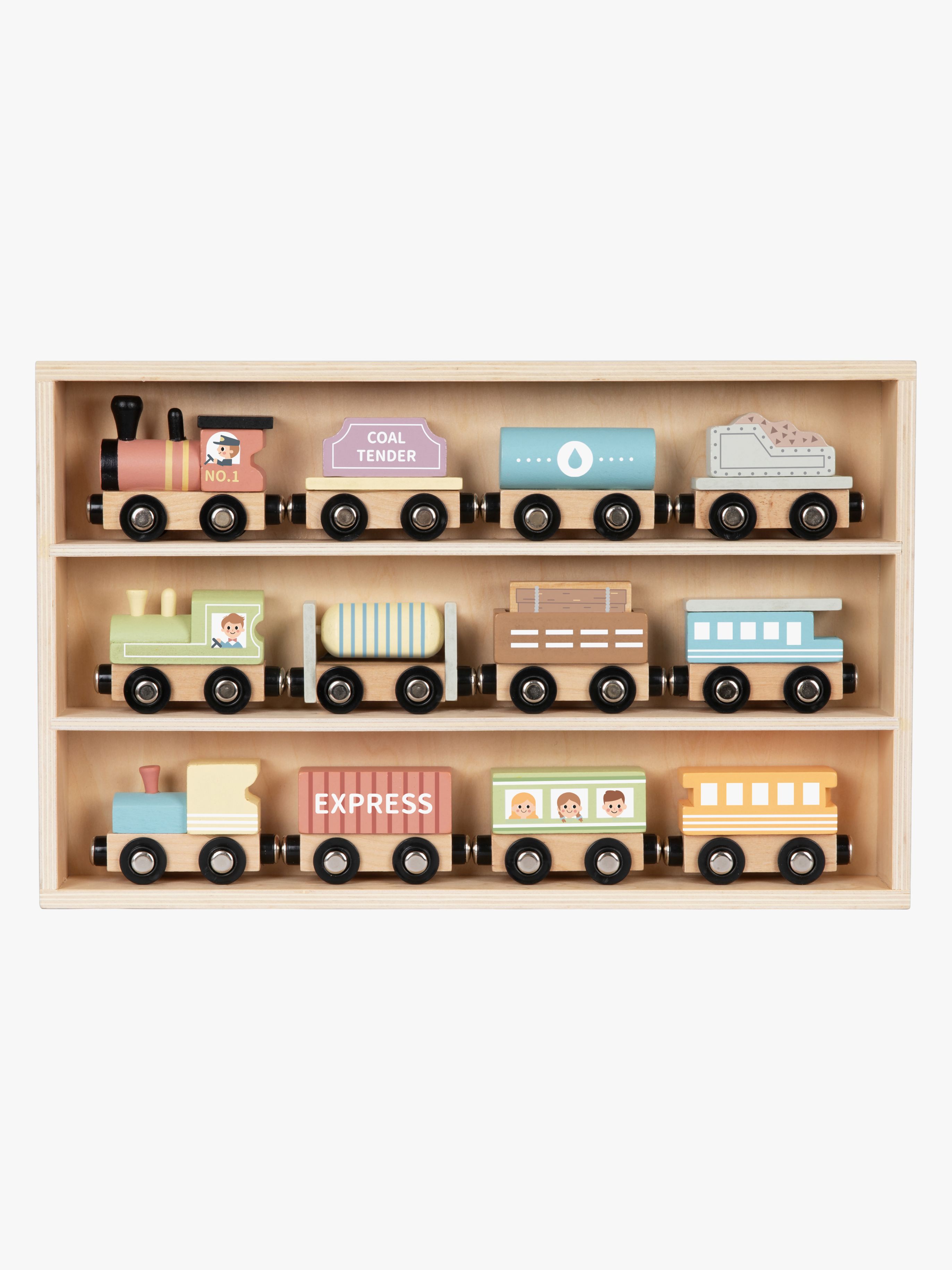 Wooden Eisenbahnset