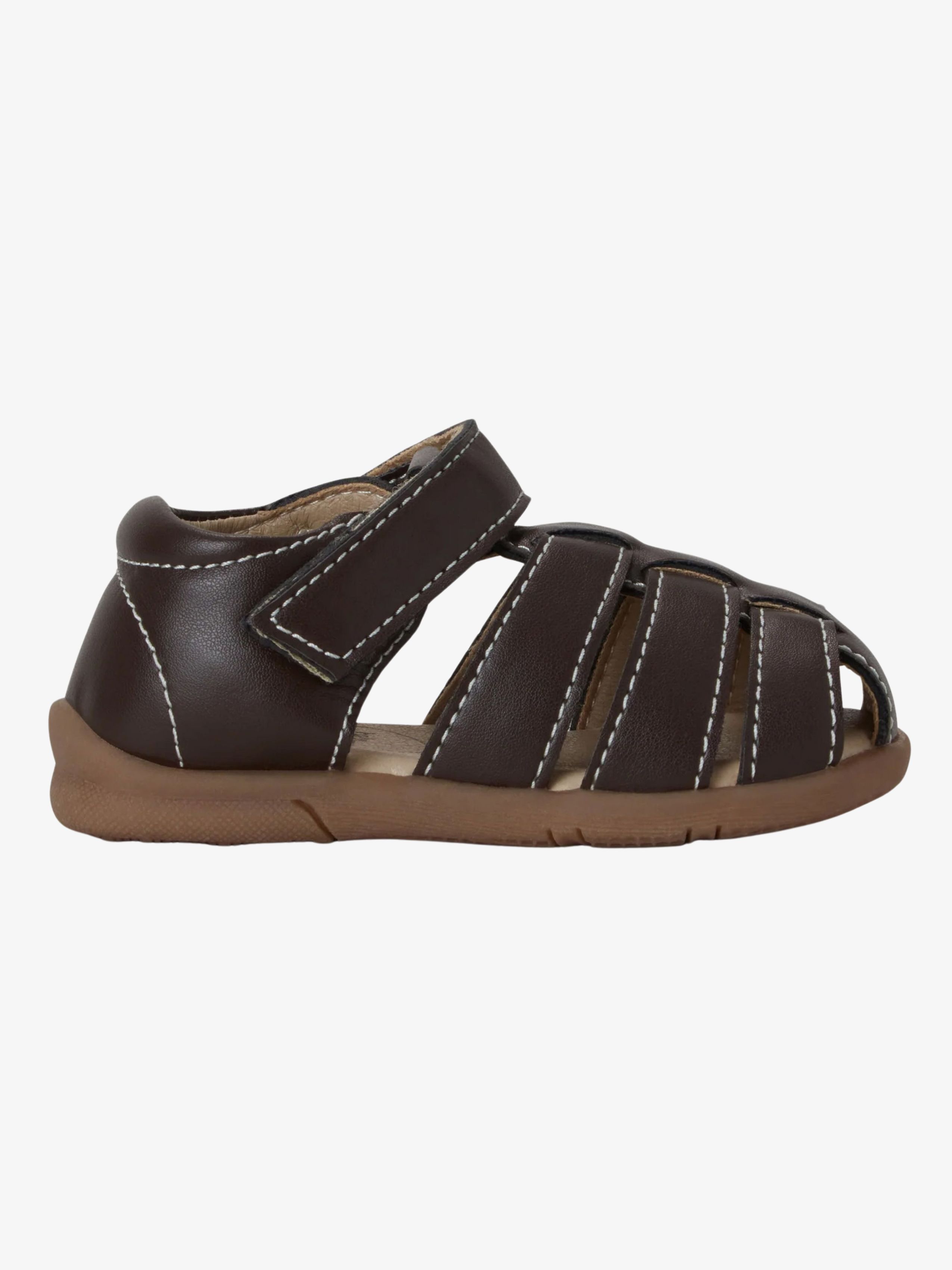 BabyMocs Little Gardener Kinder Sandalen, Braun, 21