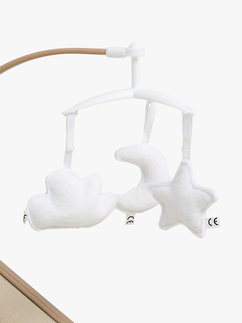 Beemoo PLAY Soothe Babywippe, Soft Beige/Nature