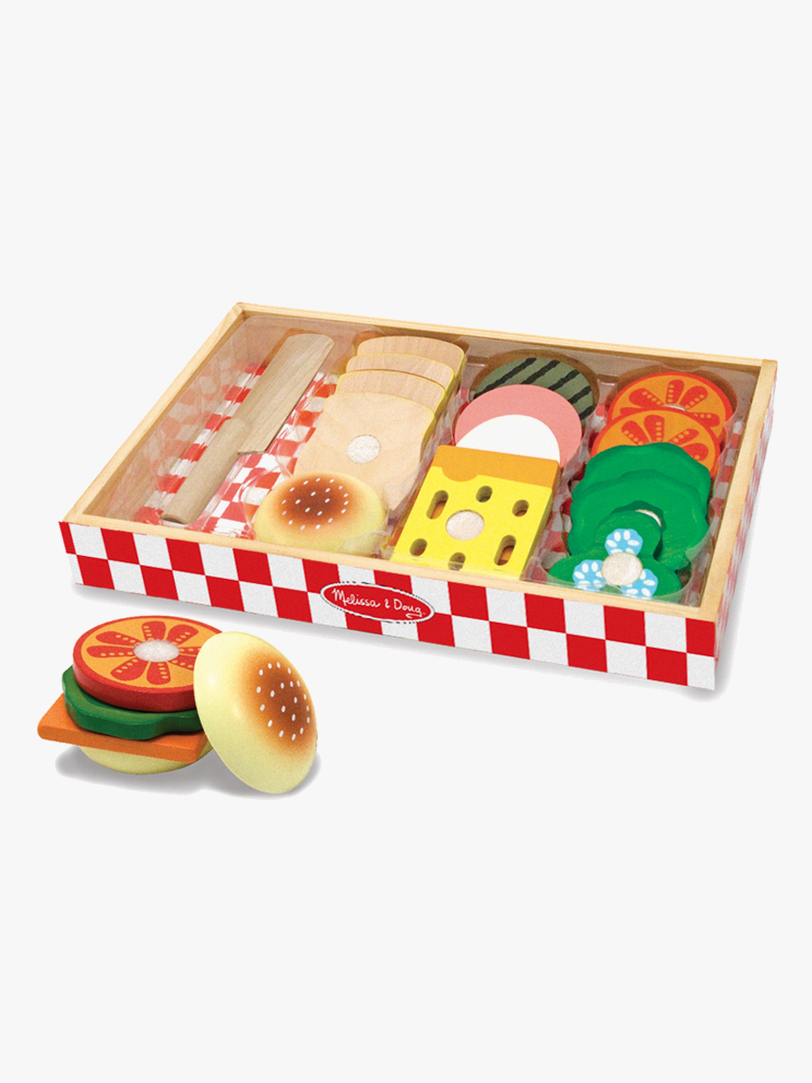 Melissa og Doug Küchenspielzeug Mach Deine Eigenen Sandwiches