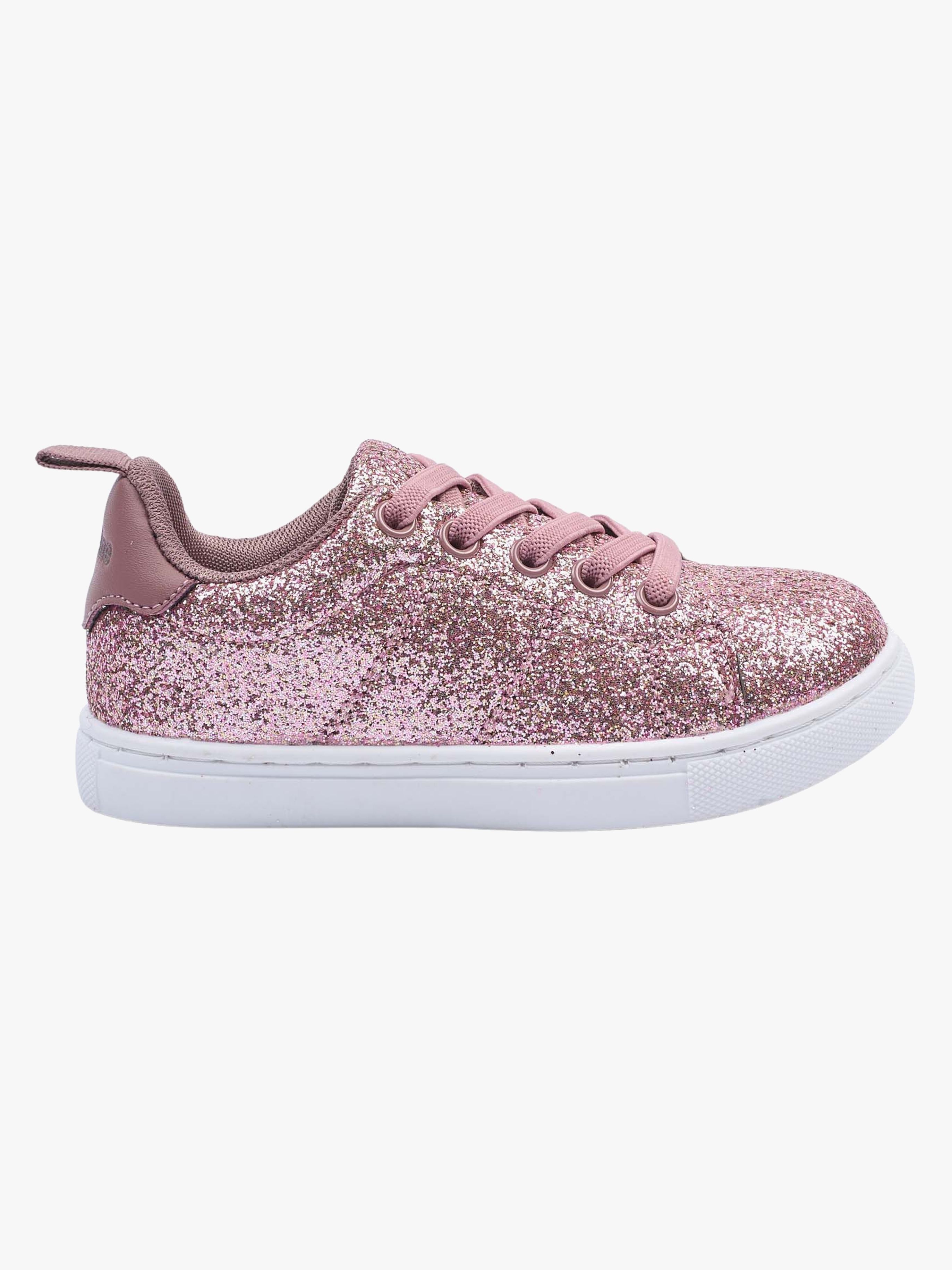 Kinder Sneaker Glitzer, Twilight Mauve, 26, Kinderschuhe