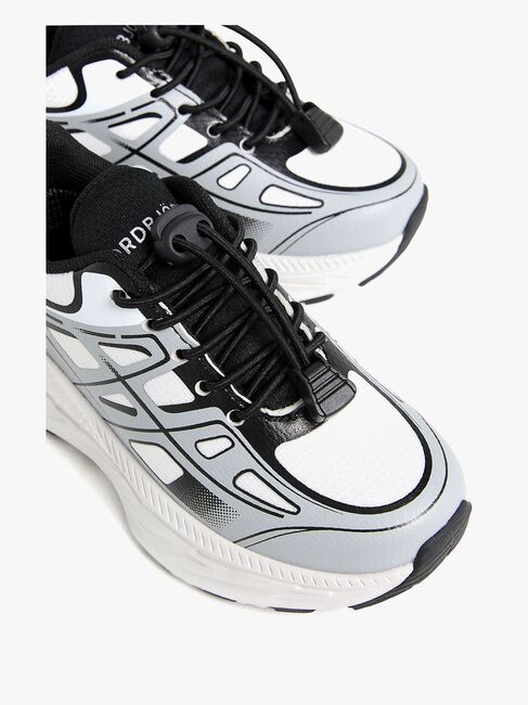 Nordbjørn Lunden WP Sneaker, Black/White